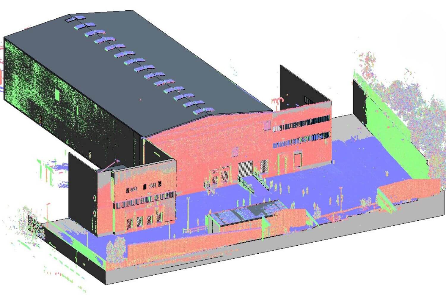 Point Cloud to Revit Model and CAD Drawings - 1