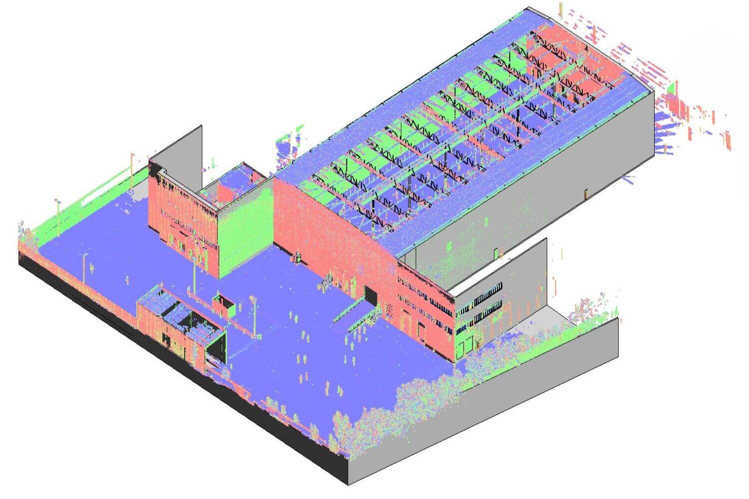 Point Cloud to Revit Model and CAD Drawings - 7