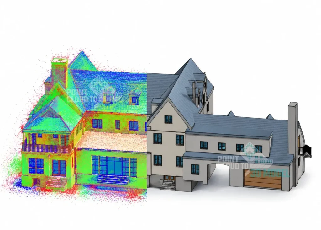 Scan to BIM Services in the USA – Point Cloud to Revit Model